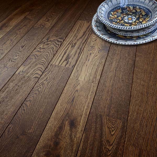 Abbey Admont 90mm Russet Oak Brushed, Russet Oak Laminate Flooring