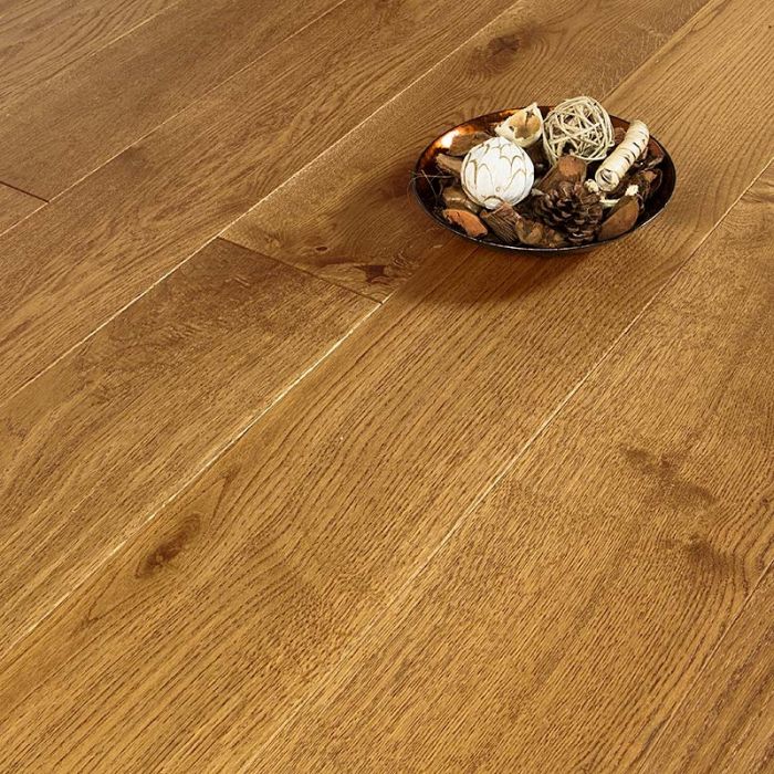 Abbey Denny 14mm Golden Oak Brushed, 14mm Laminate Wood Flooring