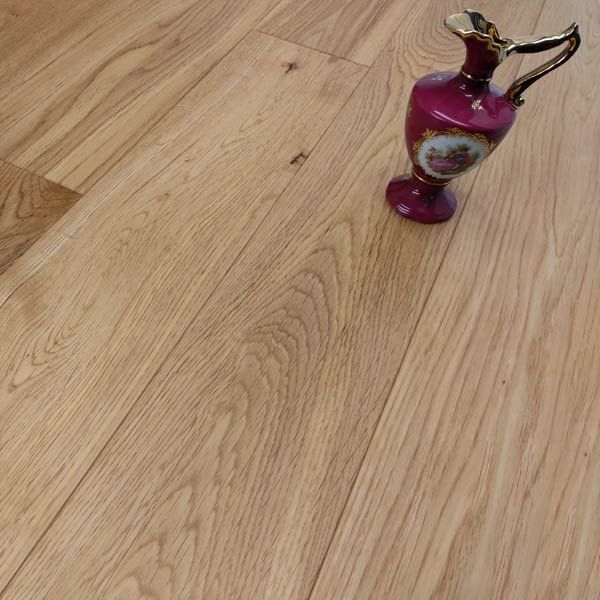 Abbey Owston Oak Lacquered 125mm Solid, Wide Plank Solid Hardwood Flooring