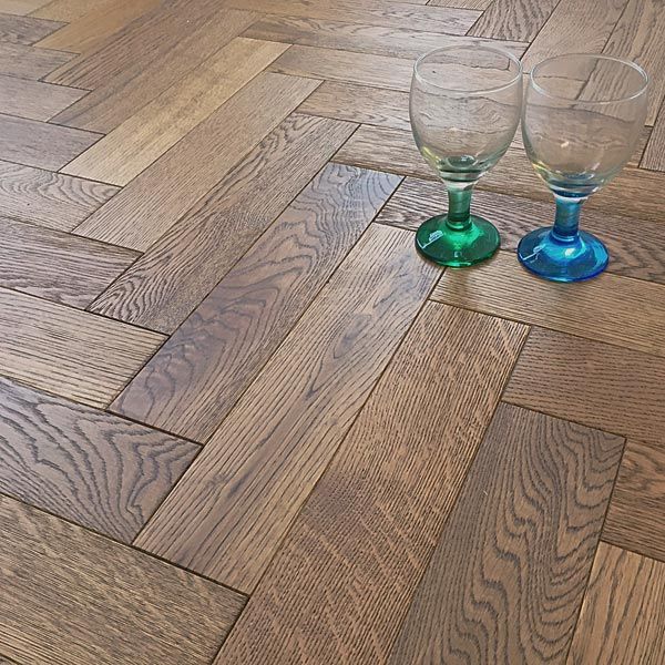 Brossé & crosse avec UV Laque Engineered Wood Floor 1900x190x20/6mm EO2002 