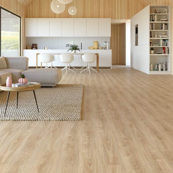 Bisque Oak Hyper Loc Engineered Lvt, Direct Loc Laminate Flooring